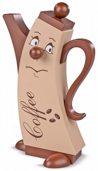 Müller Seiffen Räucherfigur, modern Kaffeekanne